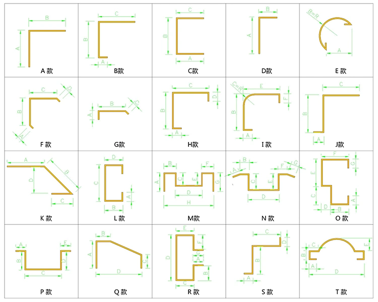 Manufacturer OEM Stainless Steel T Shaped Tile Trim Metal Strip Profiles